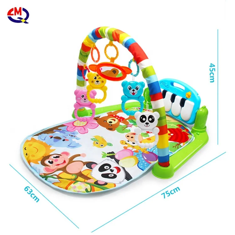 educational piano mat musical baby piano fitness rack crawling mat multi-function baby play mat