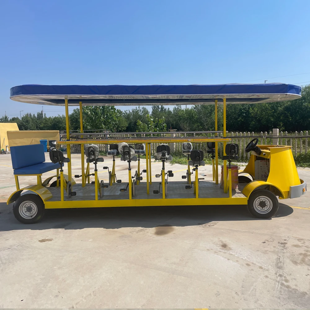 The pedal pub brings the bar home with you