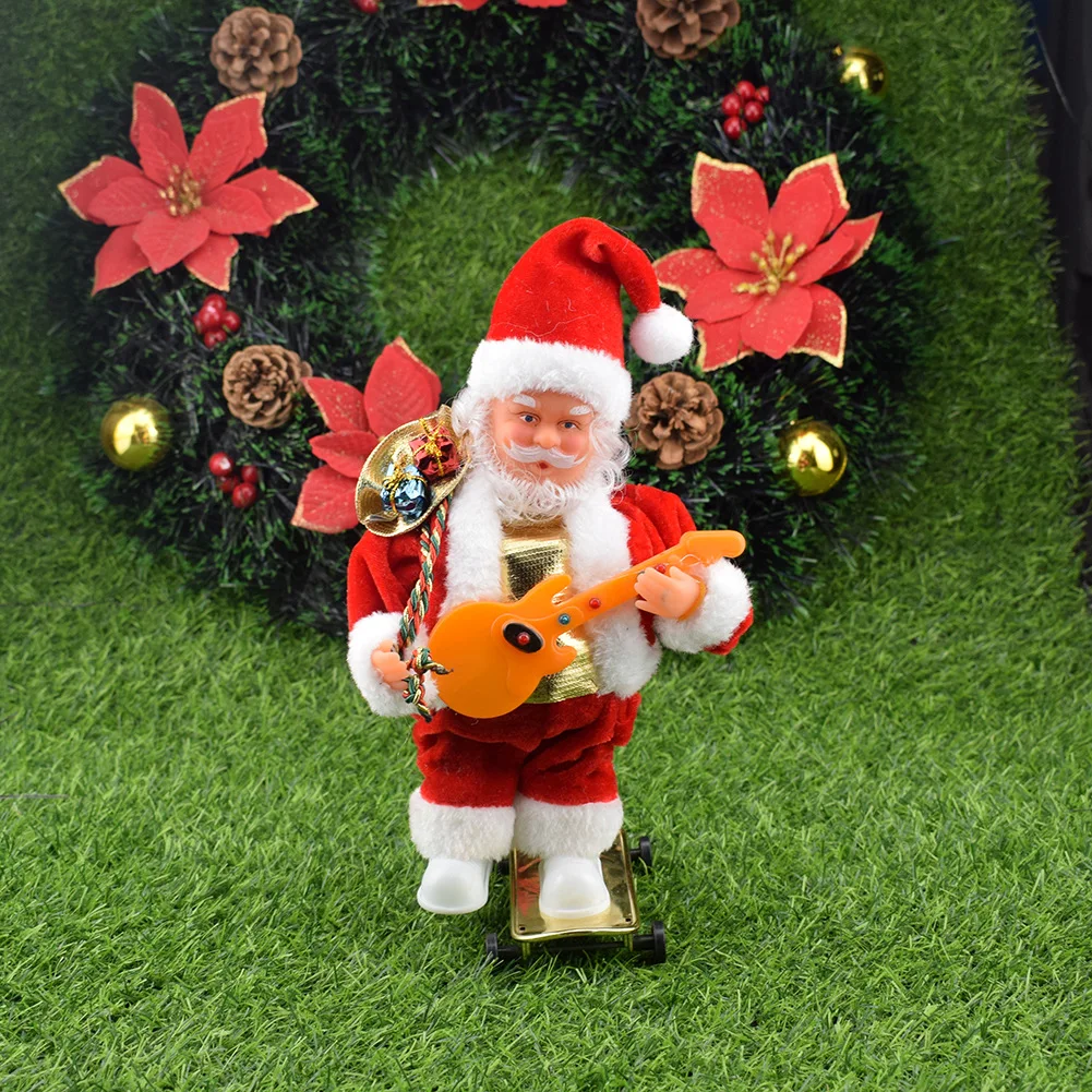 Santa Claus Arrival Electric Kids Christmas Toy Party Decoration Christmas Decoration Supplies party Christmas decorations