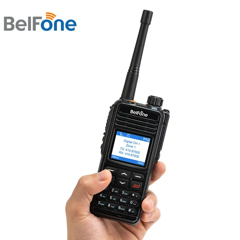 DMR Tier III Trunking Calls IP68 Waterproof Uhf 1024Ch VHF Portable Radio DMR Transceiver