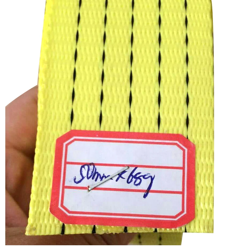 
Custom-designed polyester webbing for lashing cargo belts 