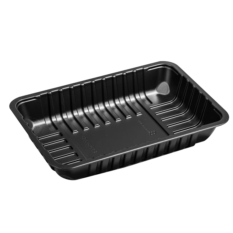 Customized  PET  Tray Food Grade Plastic PET Trays For meat Food Packaging Container