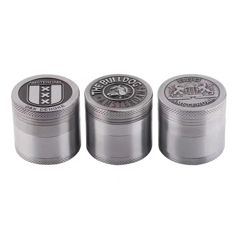 Wholesale customized sign 40mm four zinc alloy gold coin vanilla cigarette mill