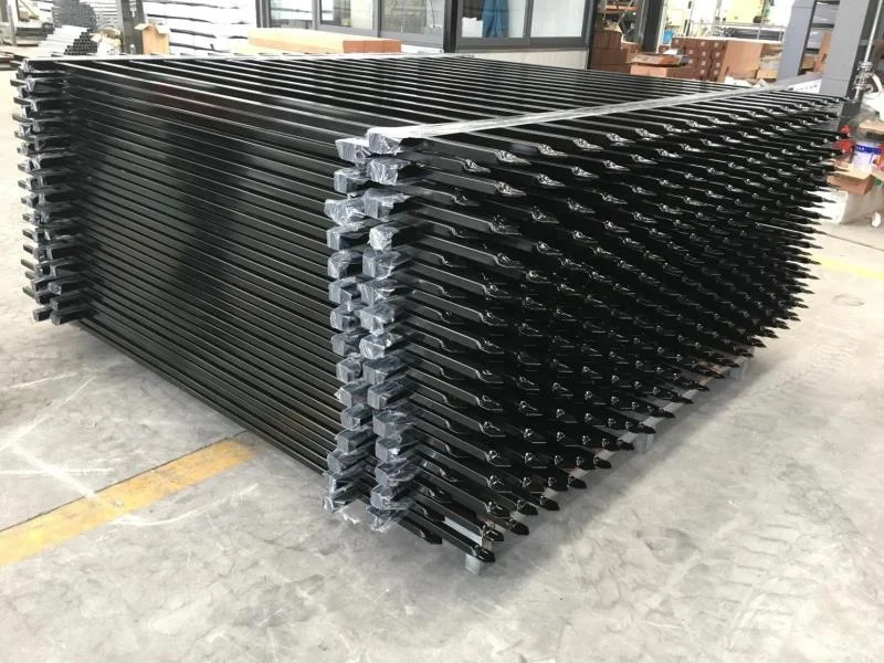 Wholesale Picket Top Garden Steel Fence Panel