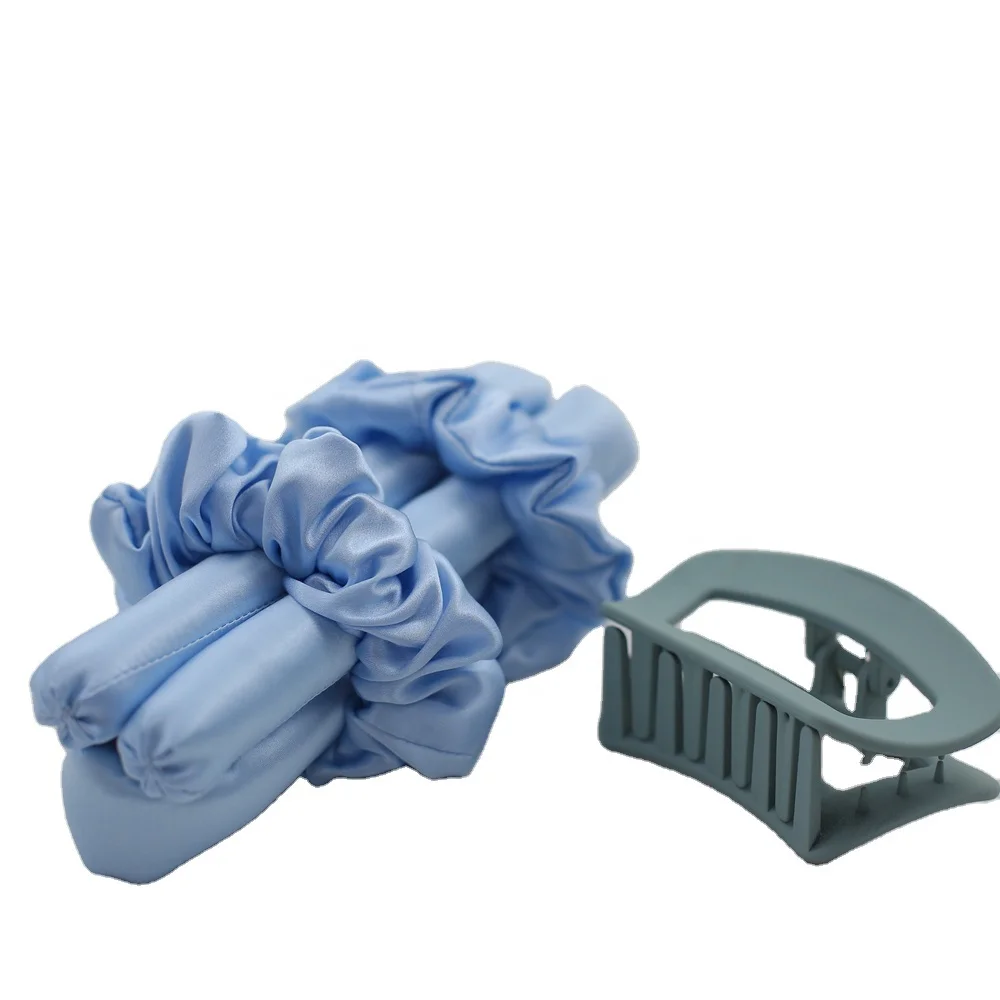 Custom logo Lazy Flexi Rods Magic Hair Curler Without Heat Soft Real Mulberry Silk Headband Curlers