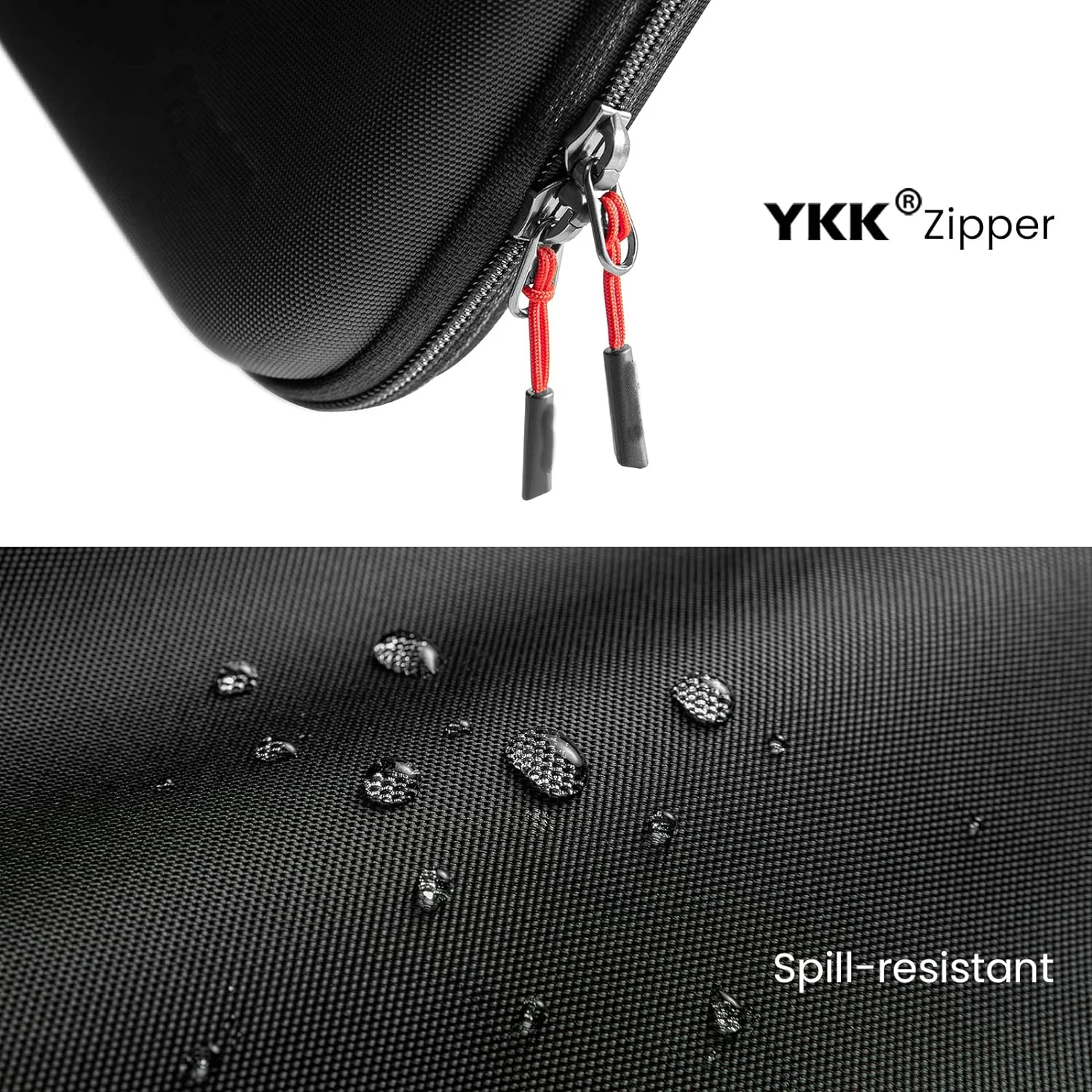 Hard Tablet Sleeve Case for Ipad Protective Portfolio Organizer Bag for Surface Pro 9/8/X/7/6/5, Pens, Cables, Electronics