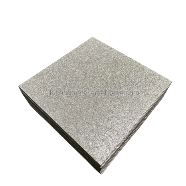 30-40% porosity 20x20cm Square Porous 250 1500 microns Titanium sintered powder sheet