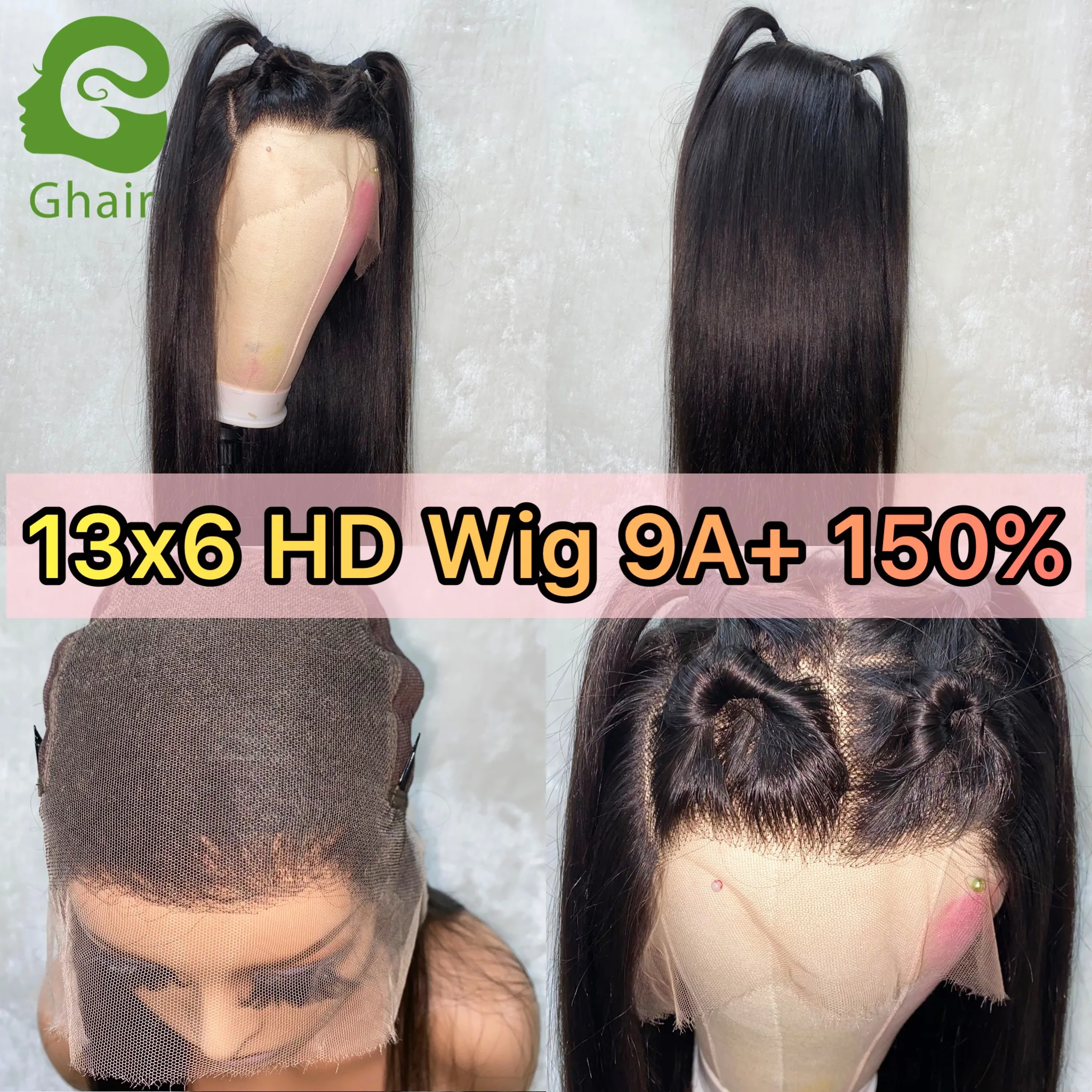 
Wholesale invisible cuticle aligned remy pre plucked hd lace wig 13x6 transparent hd lace frontal wig for black women 