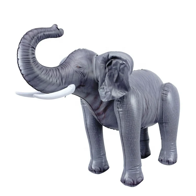 
PVC Balloon Animal Toy for party inflated animal costumes for kids Realistic inflatable elephant  (1600107207855)