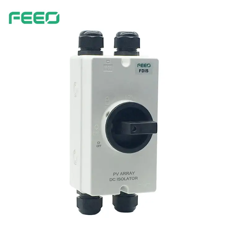  Водонепроницаемый изоляционный переключатель FEEO FDIS IP66 3 однофазный наружный изолирующий дисковод 2P 4P 600 в 1000 1500