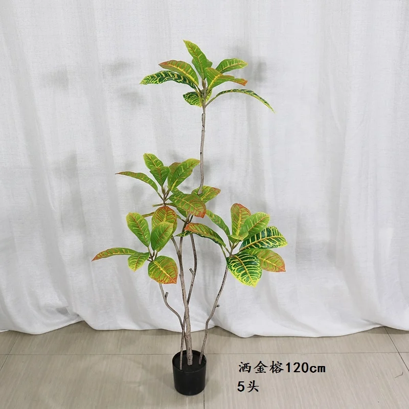 100-210cm Height indoor decor artificial plant plants potted artificial ficus tree log large outdoor artificial boxwood tree