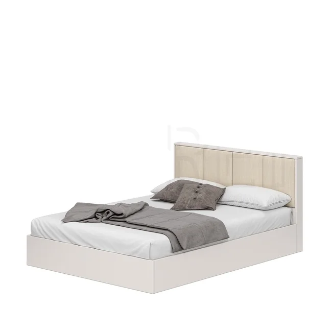 Wholesale High-Quality Durable Solid Wood Bedroom Furniture Sturdy Wooden Platform Bed Frame for Home Hotel or Dormitory