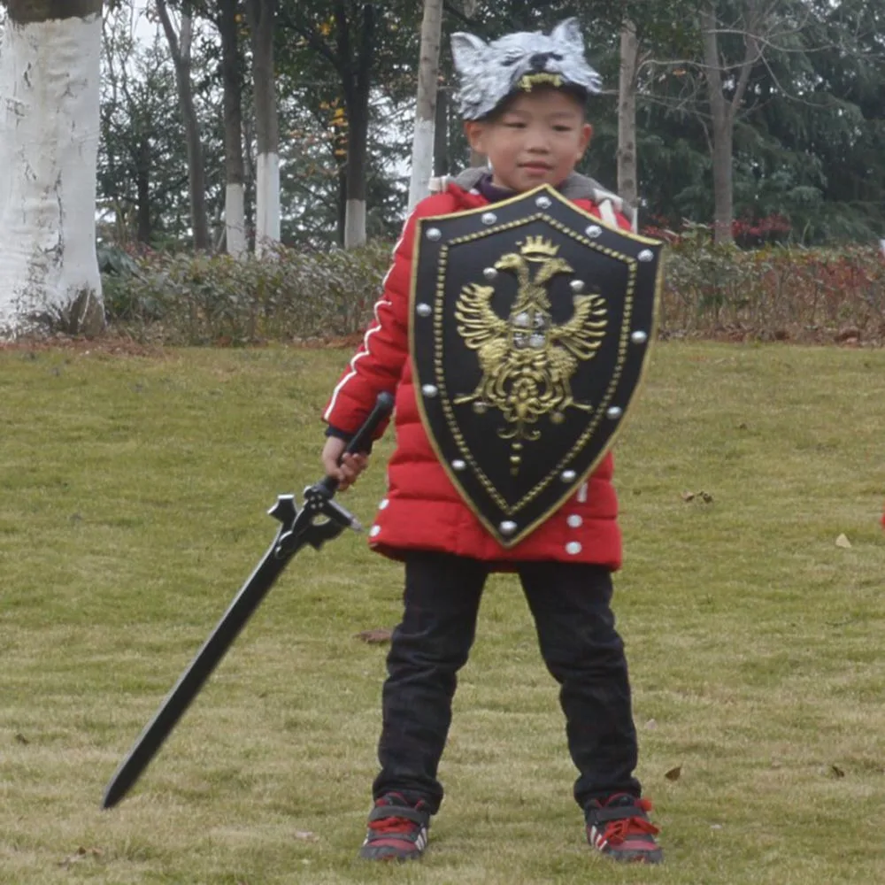 children Cosplay Light up Replica wooden Swords plastic art online for sale