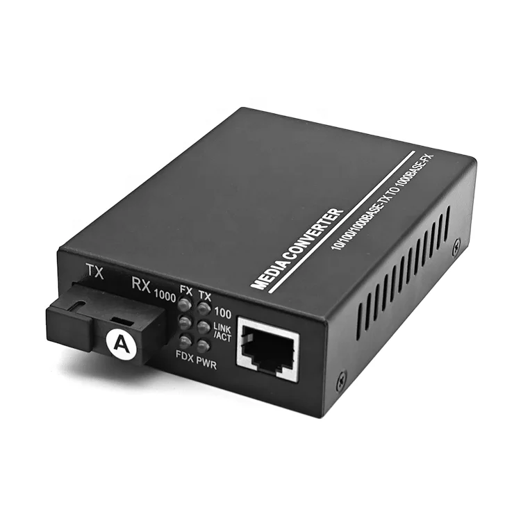 1000Mbps 1 Port SC Optical Gigabit SM 1310/1550nm 3KM Media converter 1.25Gbps Fiber Ethernet Optic Network Switch