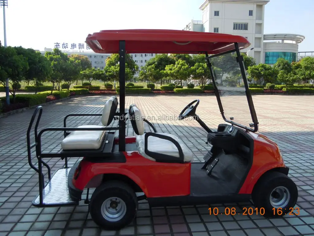  Китайская электрическая тележка для гольфа Guangzhou с 4 сиденьями и сертификатом CE