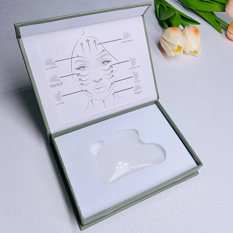 Hot Selling rose quartz jade Gua Sha Scraping Massage Guasha Board
