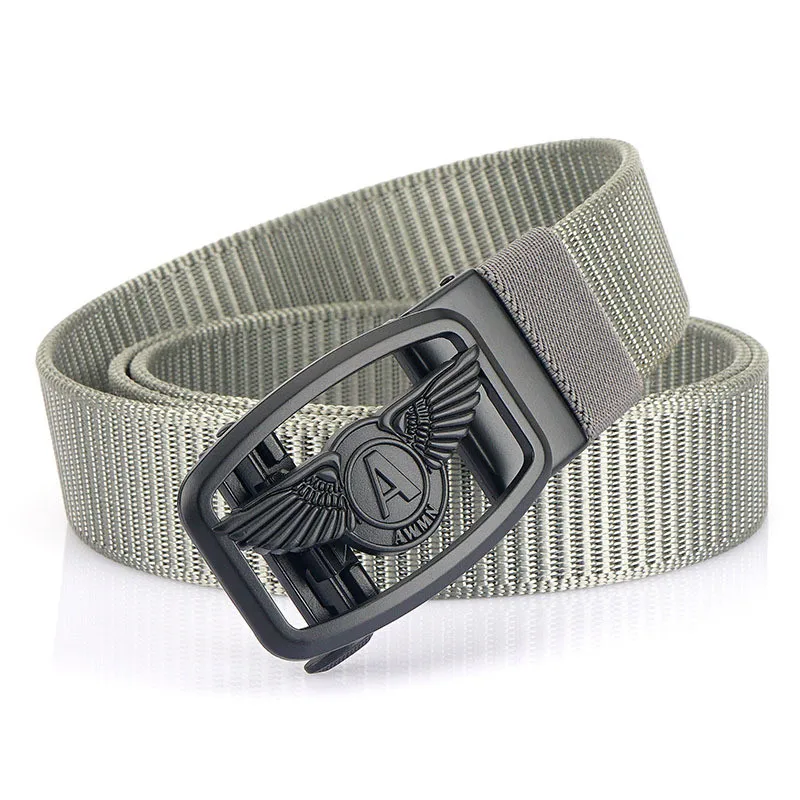 Safety 100% real nylon fabric belts for men tac belt