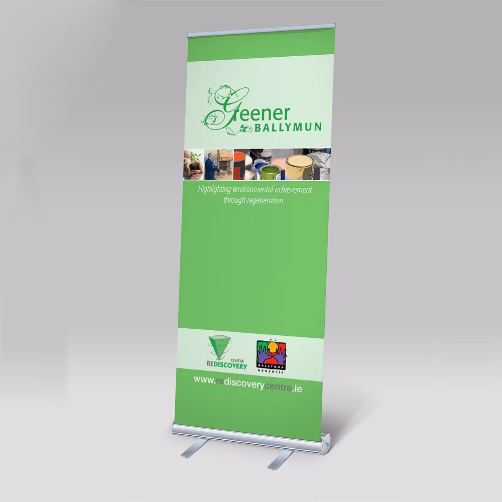 Custom Aluminum Roll Up Retractable Scrolling Pull Up Pop up Standing Banner for Advertising Promotion Exhibition
