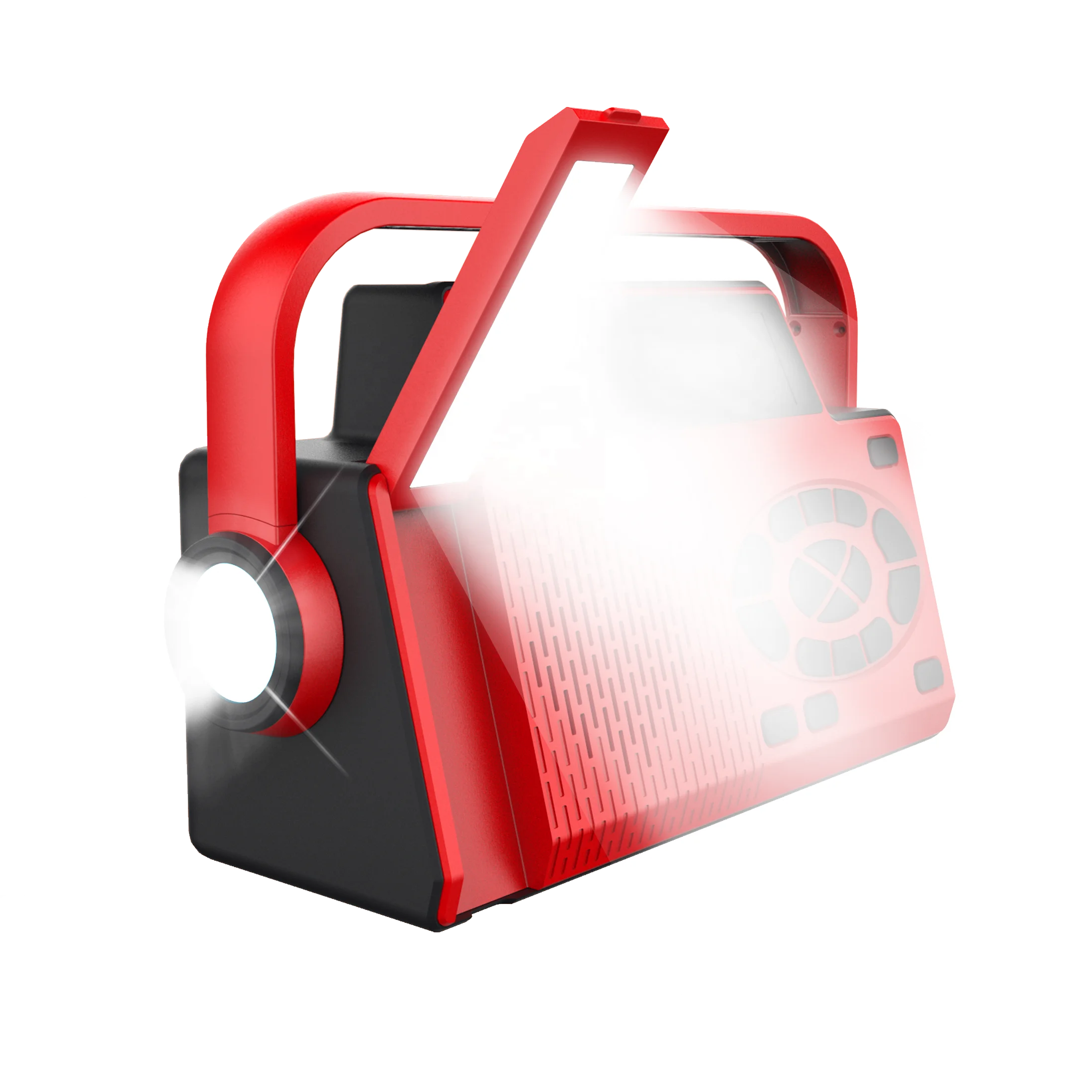 XSY-310 Hot Portable 5000mAh Battery Power Bank flashlight Solar Digital Radio Speaker NOAA weather signal SCAN and ALERT