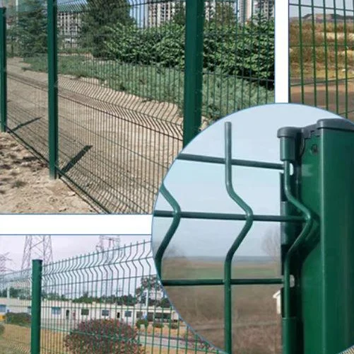 Security 3D Garden Trellis Fence with Metal PVC Frame Fence Post Caps Driveway Gates Wire & Fence Hardware for Farm Use