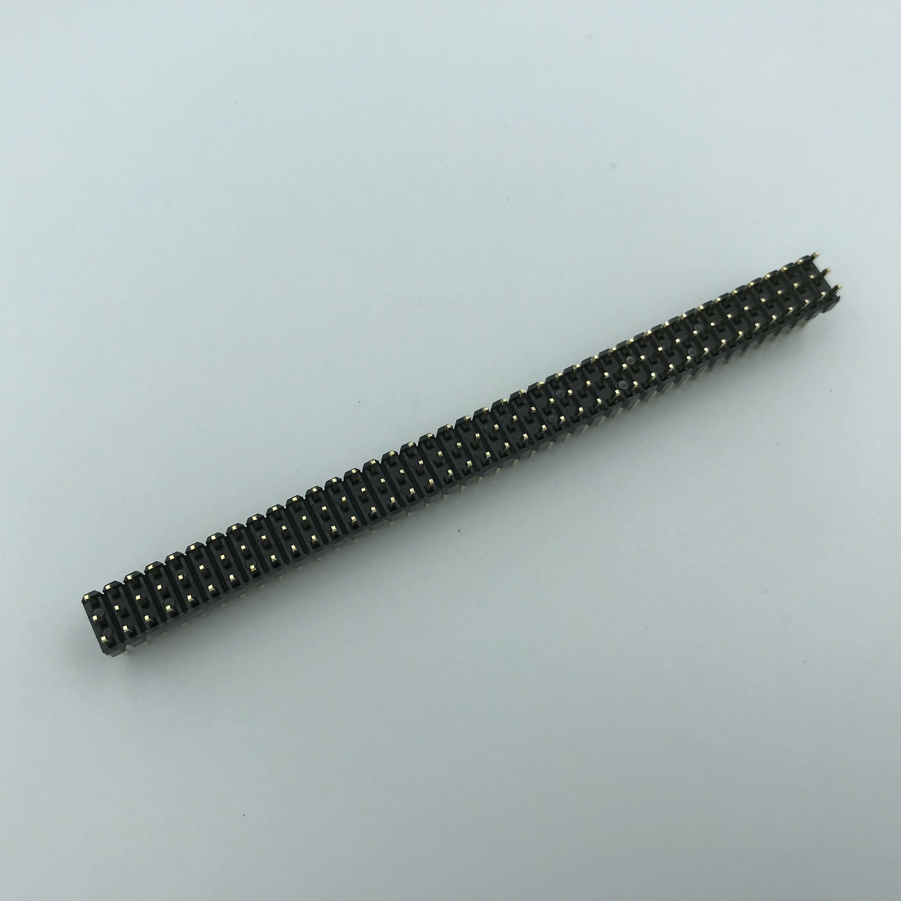 2.54mm male pin header three row straight pin header 40pins gold plated