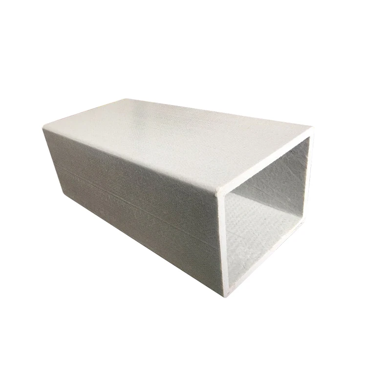 Customized High Performance Reinforce Fiberglass Square Tube Pipe For Supporting Thickness 5MM