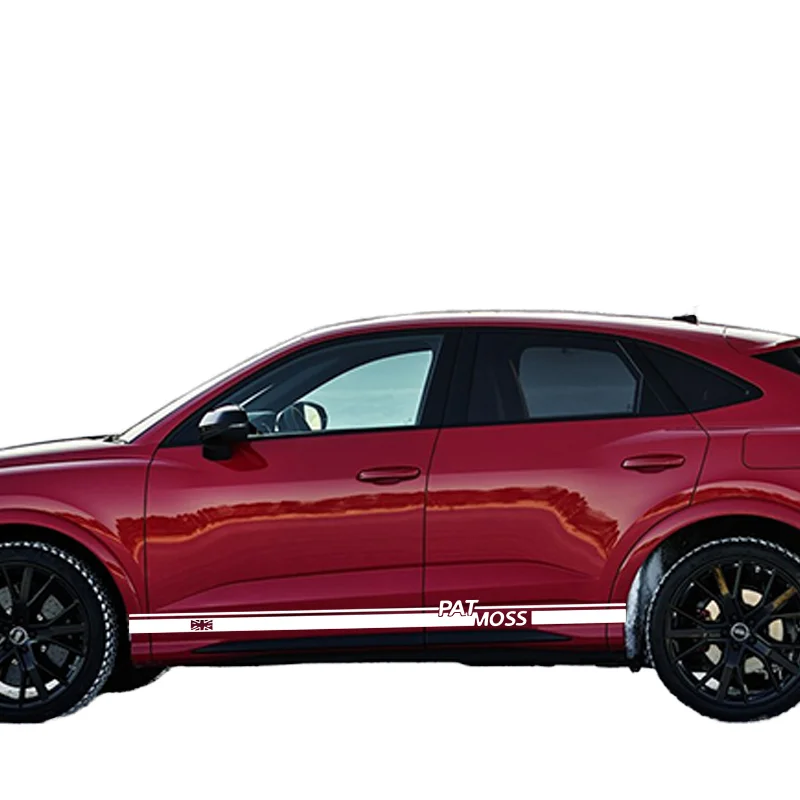 PAT MO55 Углеродные ABS декоративные ПВХ наклейки водонепроницаемые клейкие боковые эмблемы автомобиля для BMW Mini R56 F55 F56 отделка кузова