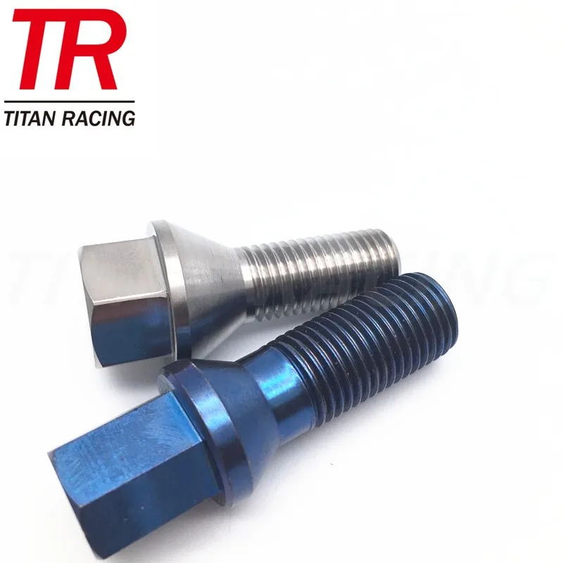 B M W F Series Natural GR5 Titanium  M14x1.25x28/35/43 wheel lug bolt/screw