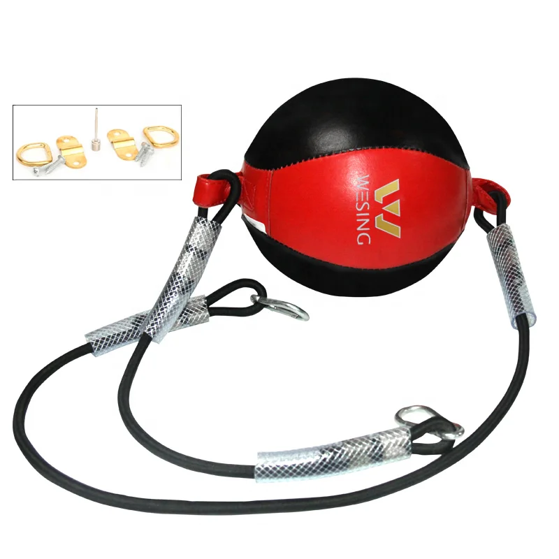 Wesing Custom Speed Bag Boxing Punching Reflex Ball Wall Mount Leather Boxing Speed Bag