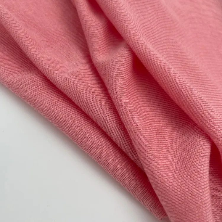 Tencel lyocell флис 1*1 ребристая трикотажная ткань 35S/1