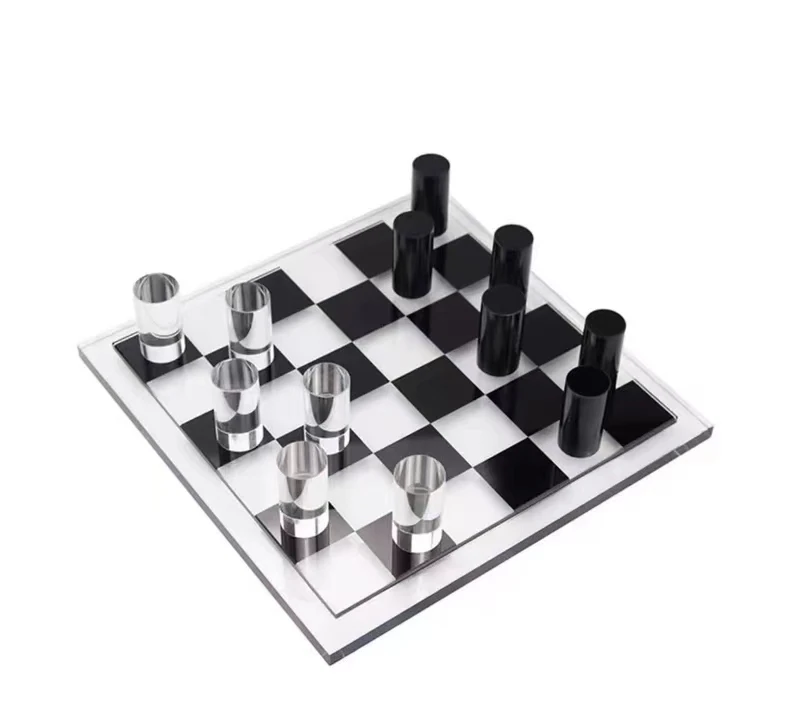 Черный мраморный Кристалл tic tac toe идеальный подарок для дня рождения Tic Tac Toe комнатная игра детей и семейных настольных игр