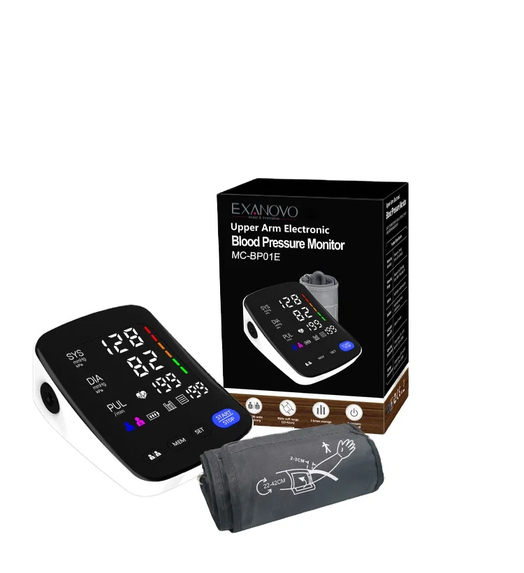 EXANOVO best digital bp machine sphygmomanometer blood pressure monitor for home use