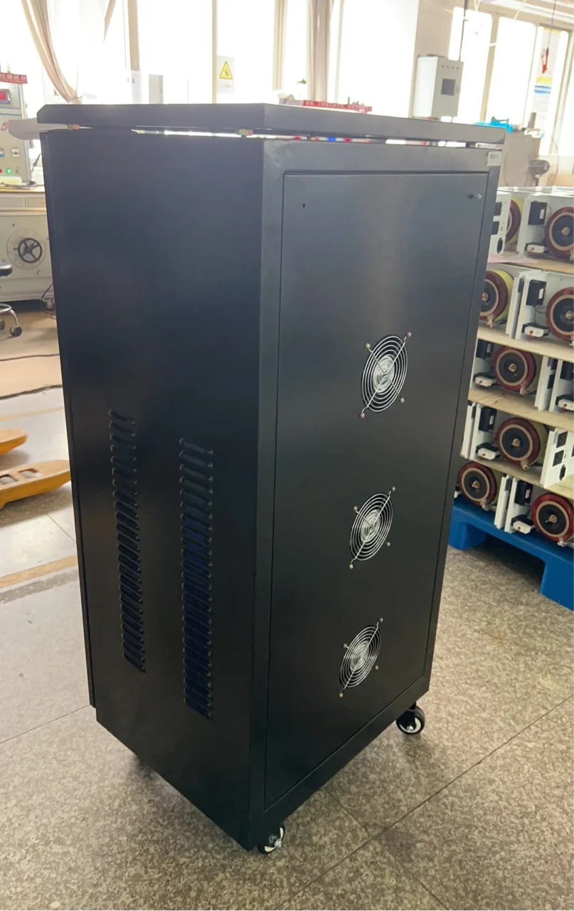 High Efficiency Three Phase Voltage Stabilizer 380V 400V 415V AVR 30KVA 50KVA 100KVA Voltage Regulator