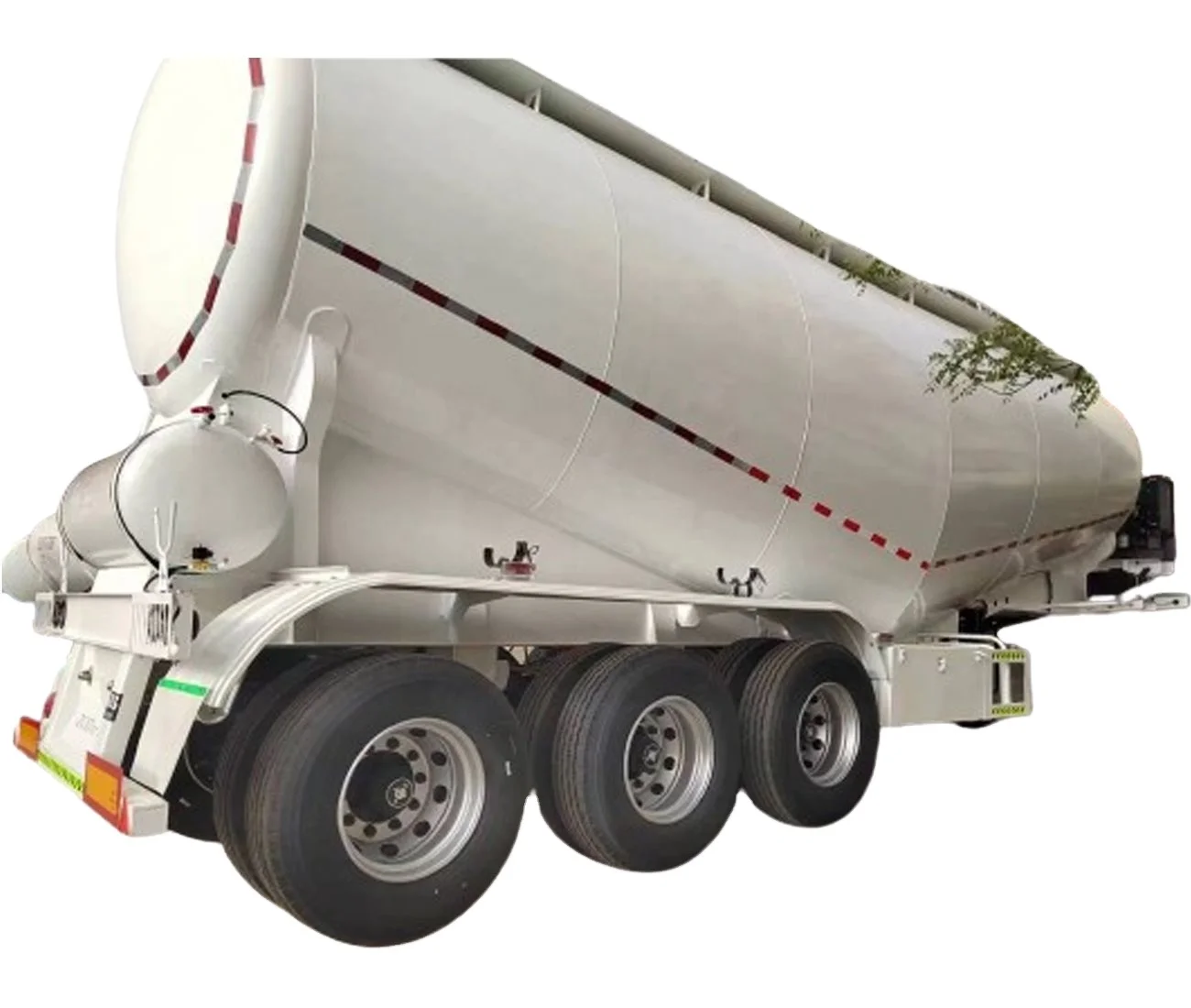 China Factory New V-Shape 3 Axles 45cbm Powder Tanker Bulk Cement Tank Semi Trailer For Sale