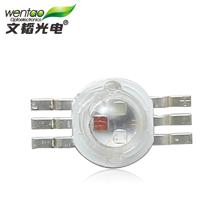 Epileds 1Watt Red Green Blue 350mA RGB High Power Chip Led Diode 6legs 3in Led