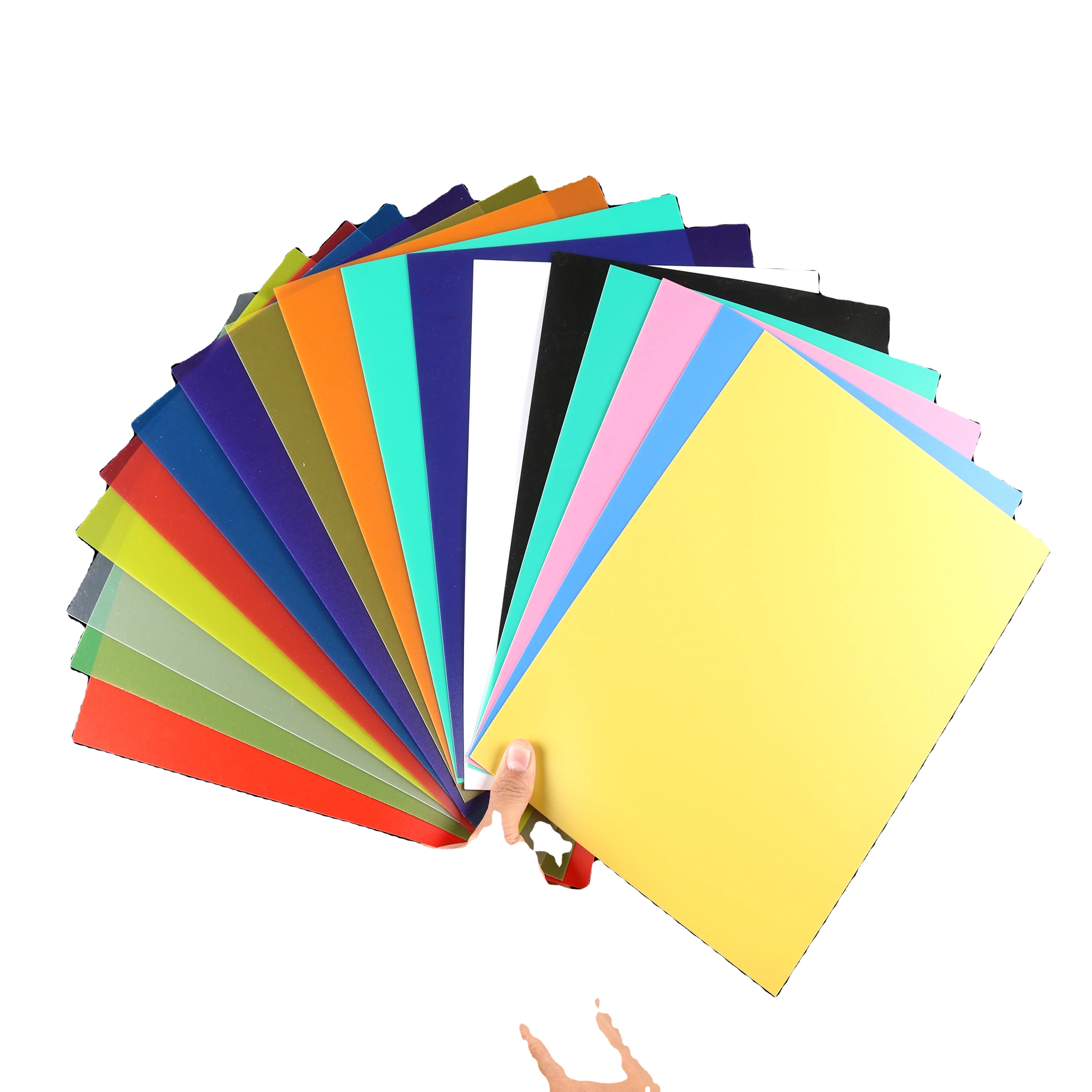 Polypropylene PP Plastic Sheet Notebook Cover Stationery Folder Lampshade Size and Color PP Sheet