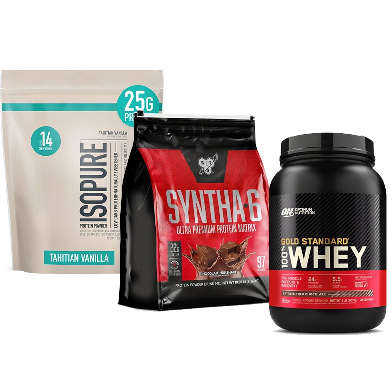 Custom wholesale 500g 1kg Aluminum Foil Plastic Stand Up Pouch Food Packaging Ziplock Bags Whey Protein Powder
