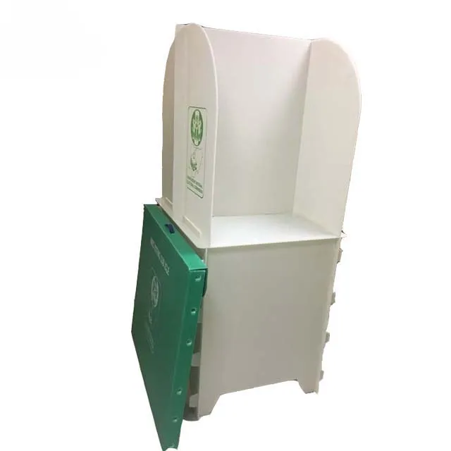 Складная гофрированная пластиковая опрос для 2 человек