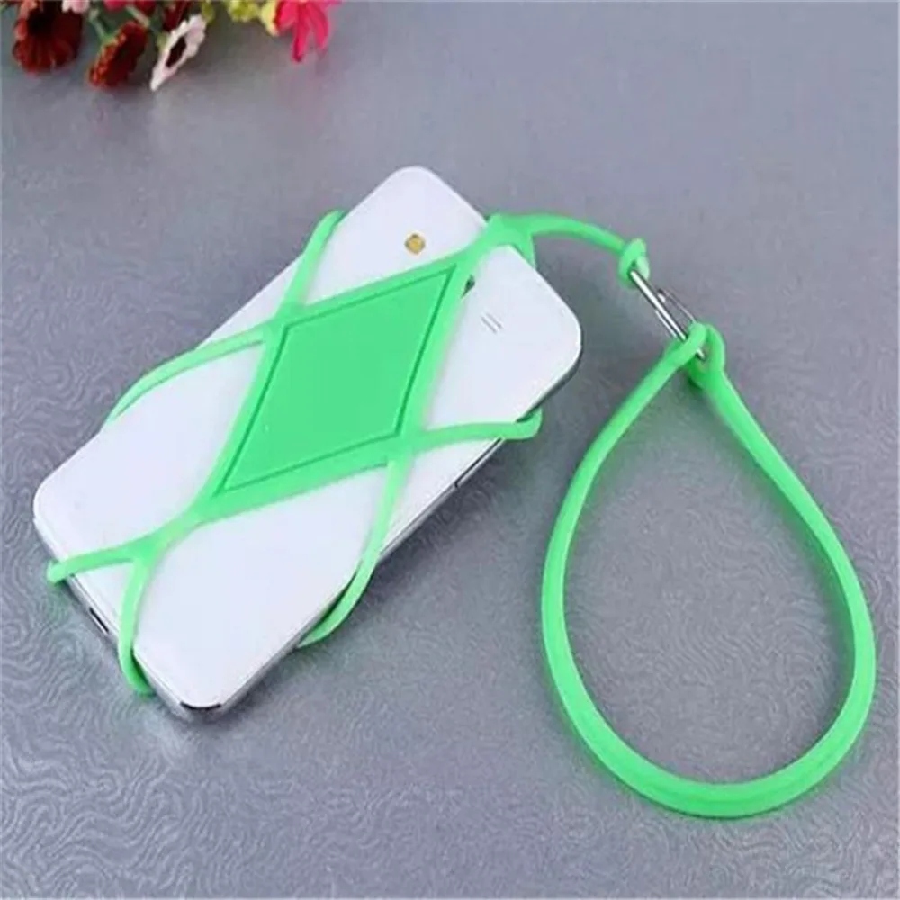 Универсальный силиконовый ремешок для сотового телефона совместимый с iPhone Galaxy и большинством смартфонов включает в себя держатель чехла