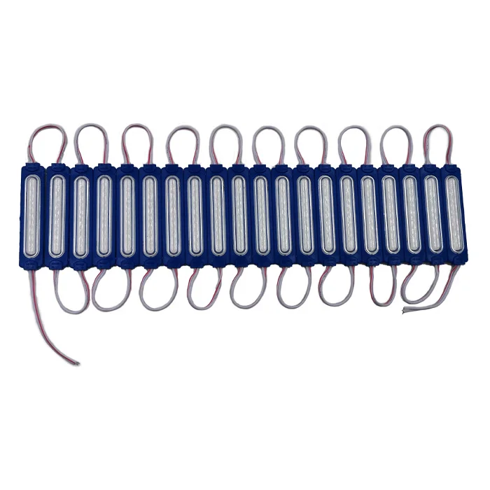 9-chips LED COB Modules with lens Waterproof Decorative Back Light for Letter Sign Advertising with Tape Adhesive Backside