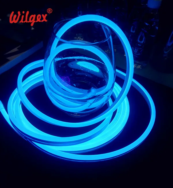 DIY Neon LED flex Light Silicone material tube 6x12mm Ultra Thin Bright 12V 24V Neon Tube Strip Mono Color Neon Strip Lights