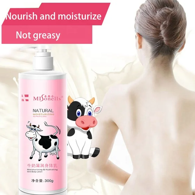 Whitening Cream Moisturizing Nourishing Skin Milk Collagen Body Lotion Carton Adults Female Moisturizer 3 Years OEM/ODM 300g