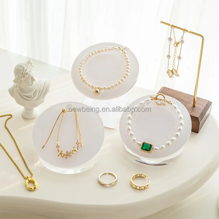Bracelet Organizer Display Stand, Jewelry Display, Acrylic Glass Display Riser