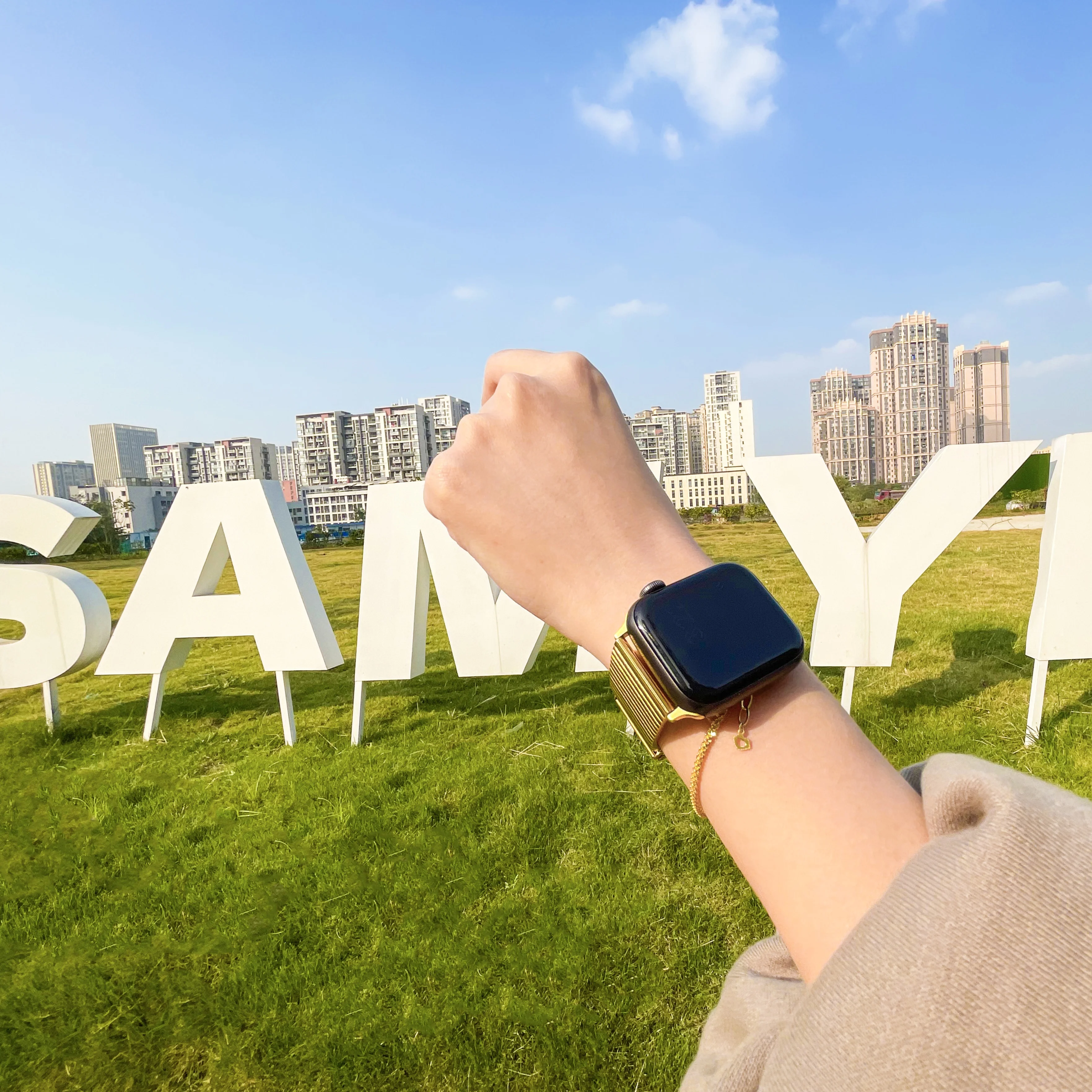  ConAmor | Заводской магазин Ремешок из нержавеющей стали для iWatch ремешок Apple Watch серии 6/SE/5/4 INS