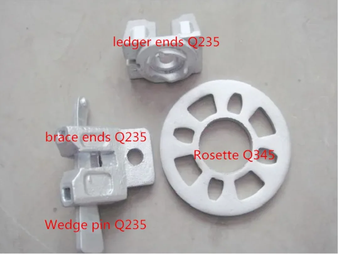 Direct factory cheap price ring lock scaffolding ledgers/standards for construction for sale