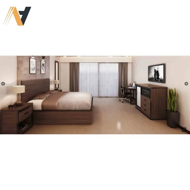 Hotel bedroom furniture king and queen size for 5 star hotel project - Ngoc Hoang Anh hotel furniture factory in Vietnam