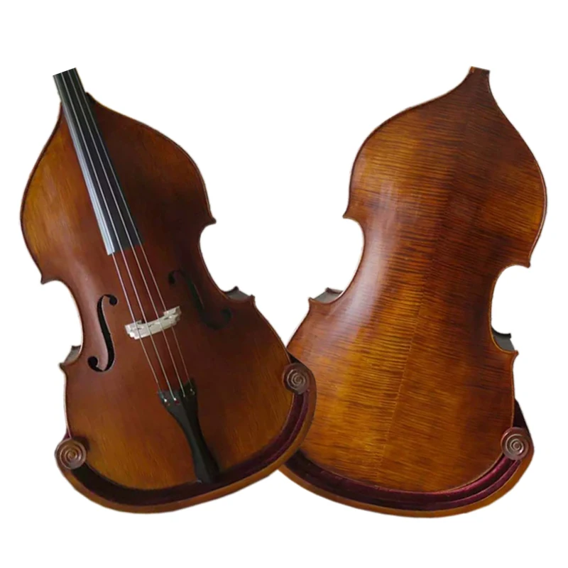 4/4 3/4 Solid natural flame contrabass for Professionals