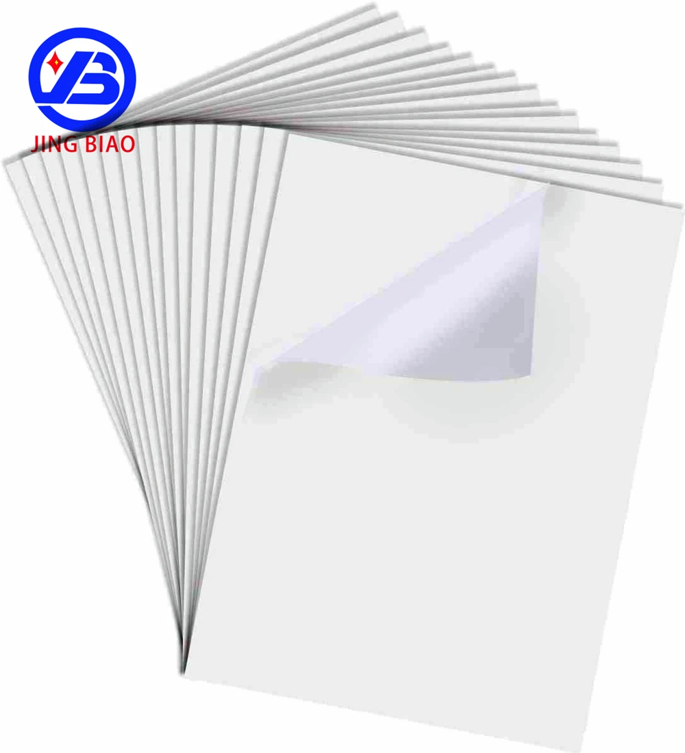 Factory Supplies 80# Inkjet Printing Matte Photo Paper Self-Adhesive Material Water-Based Inkjet Printing Vinyl Sticker Paper