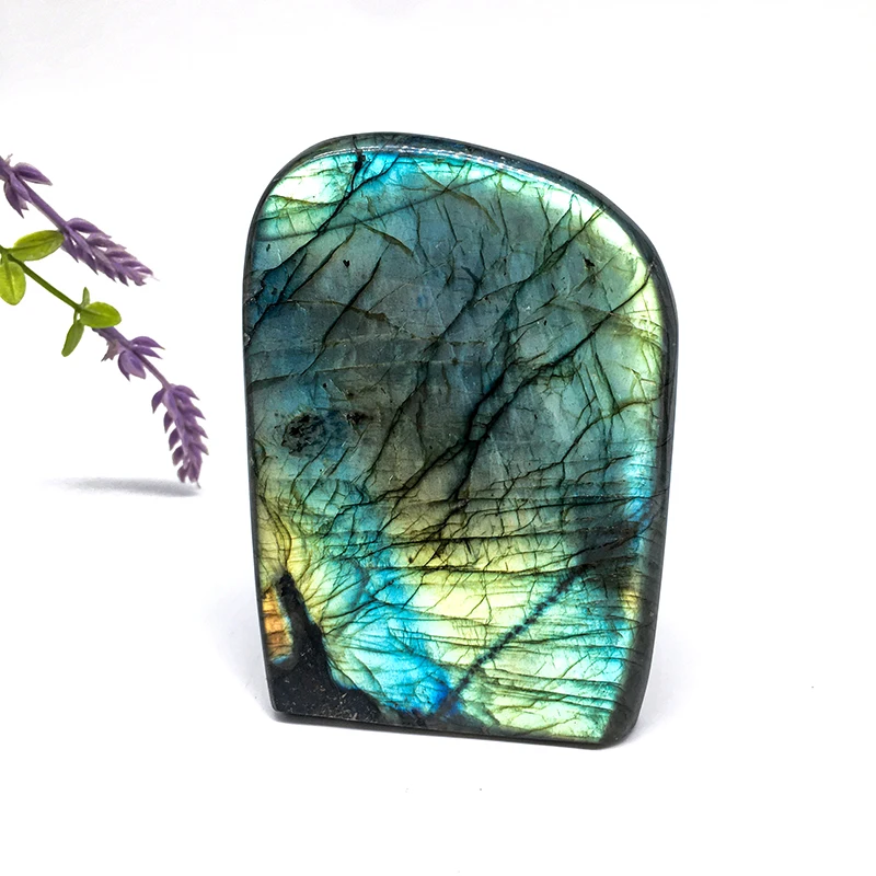 Natural High Quality Wholesale Top Quality Polished Labradorite Stone for Gift Labradorite Freeform for Sale