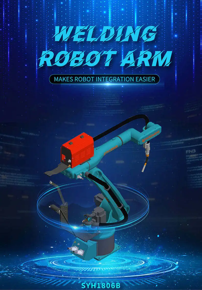 Customized design SYH1806B blue high-quality 1800mm payload 6kg robotic arm laser welding robotic arm